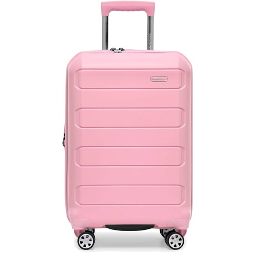 Pink piece luggage set - luggage,